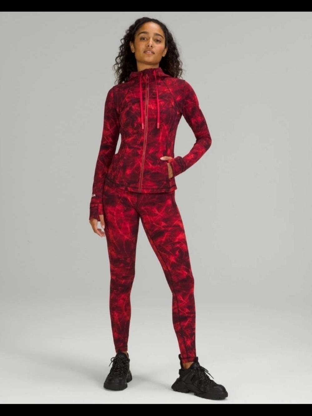 Lululemon Align High-Rise Pant 28"Metamorphic Glow Red Multi size 12